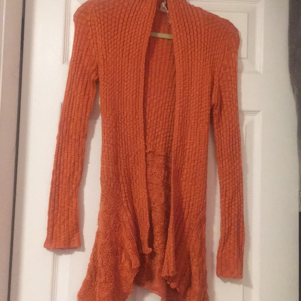 Burnt orange sweater